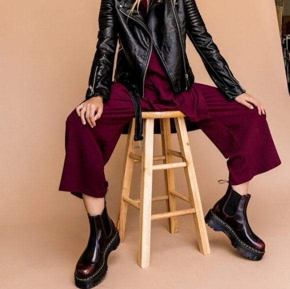 Dr. Martens Shoes - Dr Martin's Quad Arcadia Plateform Boots 6 New